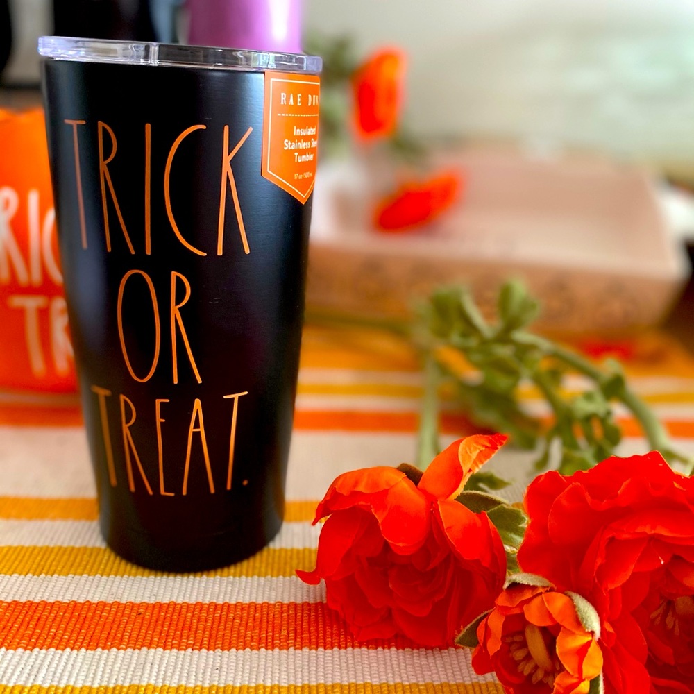 🎃👻 RAE DUNN Trick Treat HALLOWEEN Tumbler 👻🎃
